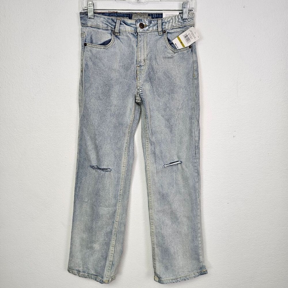 Lucky Brand Jeans  NEW  High Waist Wide-Leg Stretch Lightwash Denim  Girls Sz 14